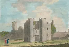 Gate of Pembroke Castle, Pembrokeshire, 1785. Artist: John Newton