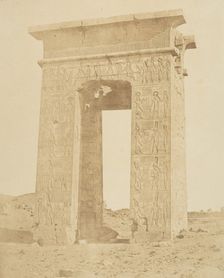 Gate of Ptolemy Philomeder, B.C. 180, Karnac, ca. 1856. Creator: Attributed to Robert Murray