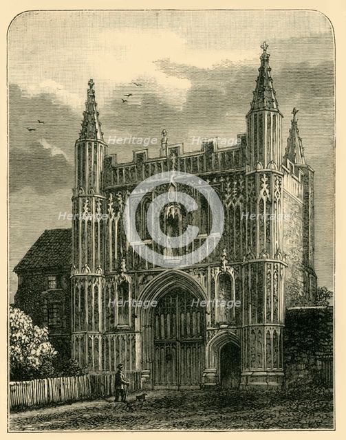 'Gate of St. John's Abbey', 1898. Creator: Unknown.