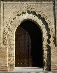 Gate, Santa Maria la Mayor Church, Sanlucar la Mayor, Spain, (2001). Creator: LTL