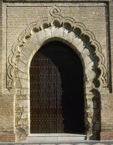 Gate, Santa Maria la Mayor Church, Sanlucar la Mayor, Spain, (2001). Creator: LTL