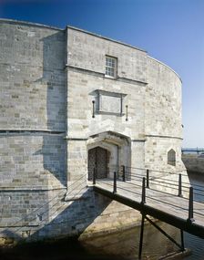 Gatehouse of Calshot Castle, near Fawley, Hampshire, c2000s(?)