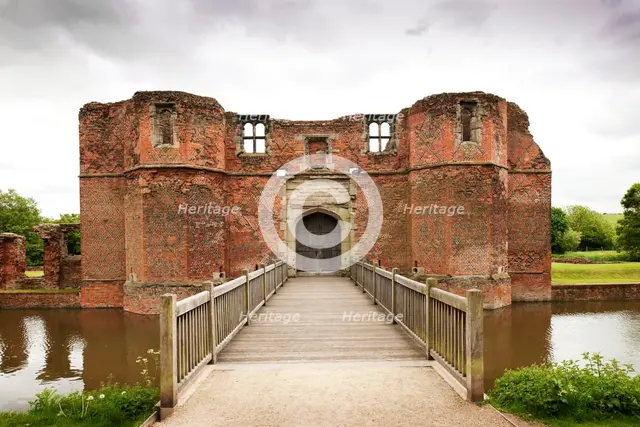 Gatehouse of Kirby Muxloe Castle, Leicestershire, 2011. Artist: Steve Cole.