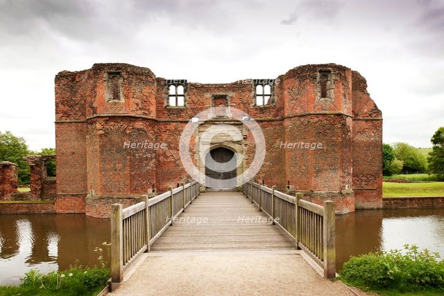 Gatehouse of Kirby Muxloe Castle, Leicestershire, 2011. Artist: Steve Cole.