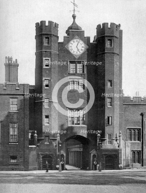 Gatehouse of St James's Palace, London, 1924-1926. Creator: Unknown.