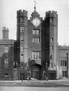 Gatehouse of St James's Palace, London, 1924-1926. Creator: Unknown