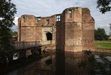 Gatehouse and approach bridge, Kirby Muxloe Castle, Leicestershire, 2006. Artist: Alun Bull