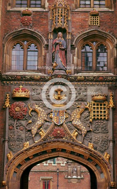 Gatehouse, St John's College, Cambridge, 1945-1980. Artist: Eric de Maré
