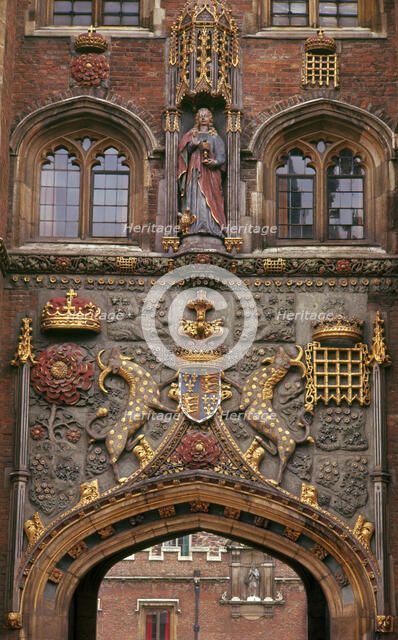 Gatehouse, St John's College, Cambridge, 1945-1980. Artist: Eric de Maré