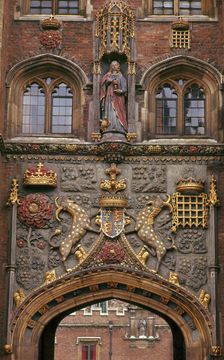 Gatehouse, St John's College, Cambridge, 1945-1980. Artist: Eric de Maré
