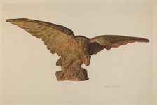 Gatepost Finial, c. 1941. Creator: Adolph Opstad