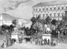 Gates of the King's Palace, Naples, 1860. Creator: W Thomas
