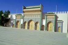 Gates of the Royal Palace, Fez, Morocco. Creator: Vivienne Sharp
