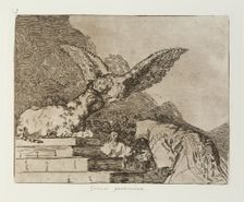 Gatesca pantomima.; Los Desastres de la Guerra, Madrid 1863. Creator: Francisco Goya