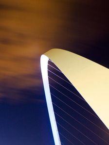 Gateshead Millennium Bridge connecting Gateshead and Newcastle upon Tyne, 2008. Artist: Historic England Staff Photographer