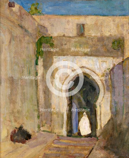 Gateway, Tangier, ca. 1910. Creator: Henry Ossawa Tanner.