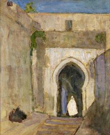 Gateway, Tangier, ca. 1910. Creator: Henry Ossawa Tanner
