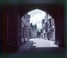 Gateway to the Cathedral, Salisbury, Wiltshire, c1955. Creator: Arthur Charles Kirby Ware