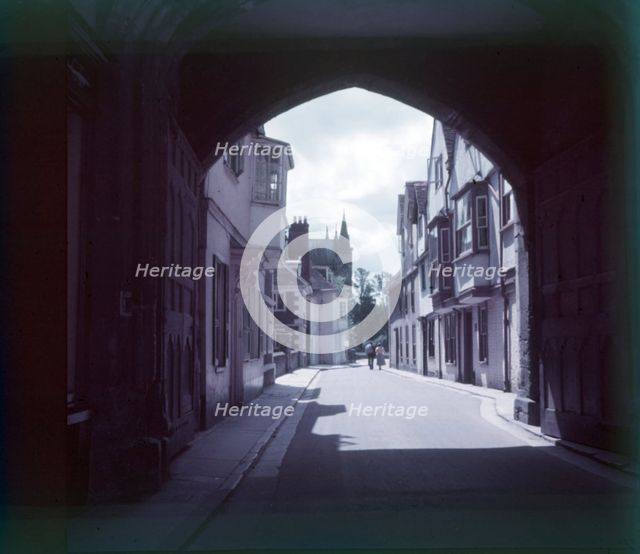 Gateway to the Cathedral, Salisbury, Wiltshire, c1955. Creator: Arthur Charles Kirby Ware.