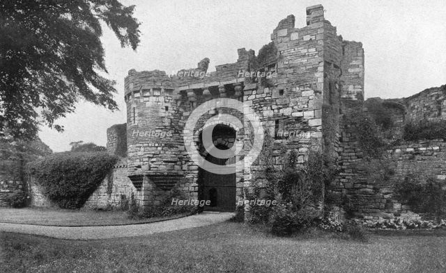 Gateway to Beaumaris Castle, Anglesey, Wales, 1924-1926. Artist: Unknown