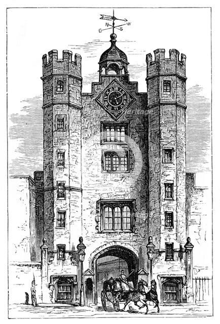 Gateway to St James's Palace, London, 1900. Creator: Unknown.