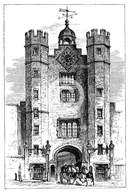 Gateway to St James's Palace, London, 1900. Creator: Unknown.