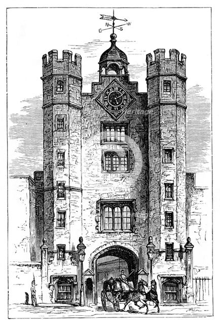 Gateway to St James's Palace, London, 1900. Creator: Unknown.