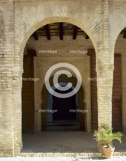 Gateway, Alcazar of Jerez de la Frontera, Spain, Moorish, 11th century (2001).  Creator: LTL.