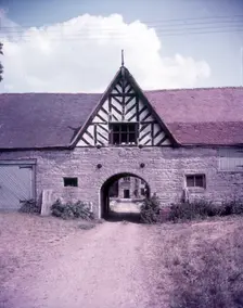Gateway at Salford Priors, Worcestershire, c1955. Creator: Arthur Charles Kirby Ware