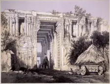 Gateway at Seringham (sic). Artist: Thomas Colman Dibdin