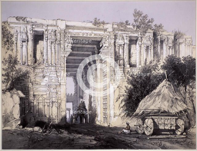 Gateway at Seringham (sic). Artist: Thomas Colman Dibdin