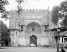 Gateway in Allahabad, Uttar Pradesh, India, 1902. Creator: Kirk & Sons of Cowes