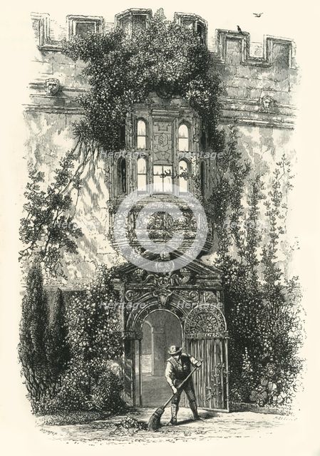 'Gateway into the Garden at St. John's', c1870.
