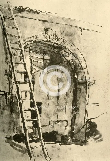 'Gateway', mid 18th century, (1928). Artist: Giovanni Battista Tiepolo.