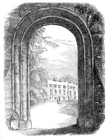 Gateway of the castle, Shrewsbury, 1845. Creator: Unknown