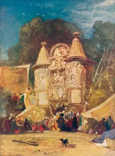 Gateway of the Abbey Aumale, Normandy 1832. Artist: John Sell Cotman