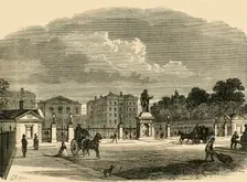 Gateway of the Foundling Hospital c1876. Creator: Unknown