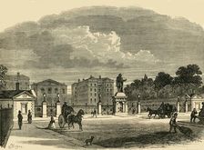 Gateway of the Foundling Hospital c1876. Creator: Unknown