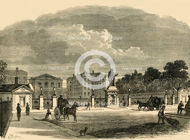 'Gateway of the Foundling Hospital', c1876. Creator: Unknown.