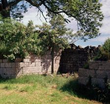 Gateway of the Roman fort in High Rochester, Northumberland, 1st century