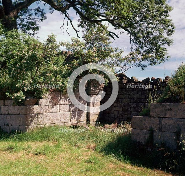Gateway of the Roman fort in High Rochester, Northumberland, 1st century. Artist: Unknown