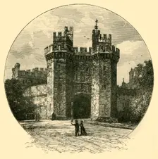 Gateway of Lancaster Castle 1898. Creator: Unknown