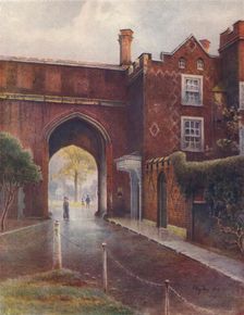 Gateway of Richmond Palace 1910, (1914). Artist: James S Ogilvy