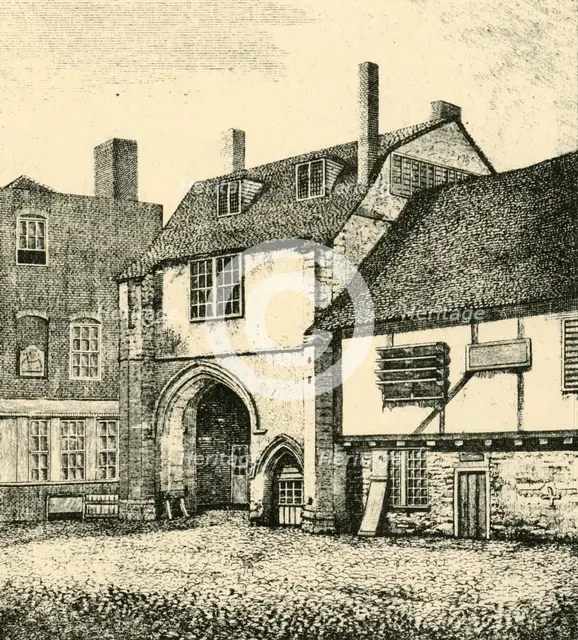 'Gateway of St. Saviour's, Bermondsey', 1794, (1925). Creator: Unknown.