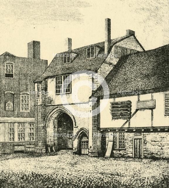 'Gateway of St. Saviour's, Bermondsey', 1794, (1925). Creator: Unknown.