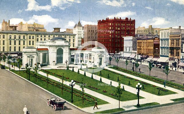 Gateway Park, Minneapolis, Minnesota, USA, 1910. Artist: Unknown