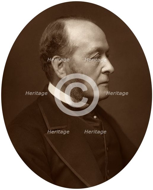 Gathorne Hardy, 1st Viscount Cranbrook, politician and statesman, 1881. Artist: Unknown