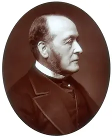 Gathorne Hardy, 1st Viscount Cranbrook, politician and statesman, 1881. Creator: Lock & Whitfield