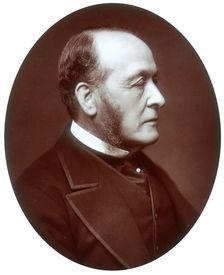 Gathorne Hardy, 1st Viscount Cranbrook, politician and statesman, 1881. Creator: Lock & Whitfield