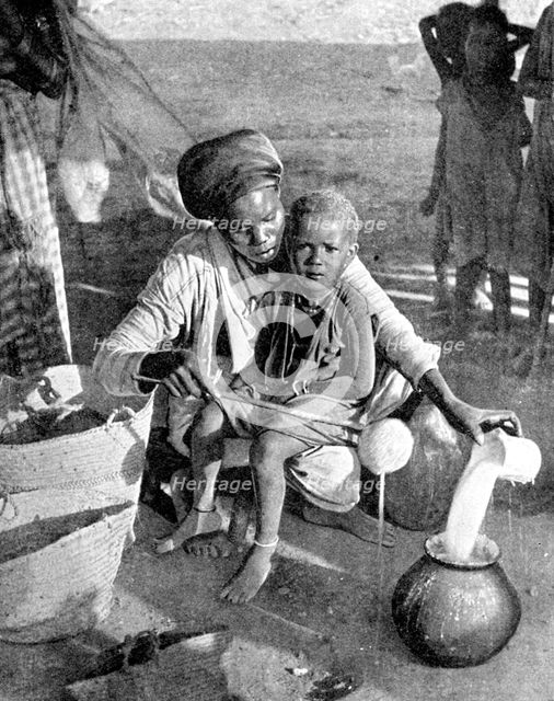Gatherering myrrh and frankincense, Somalia, Africa, 1936.Artist: Wide World Photos
